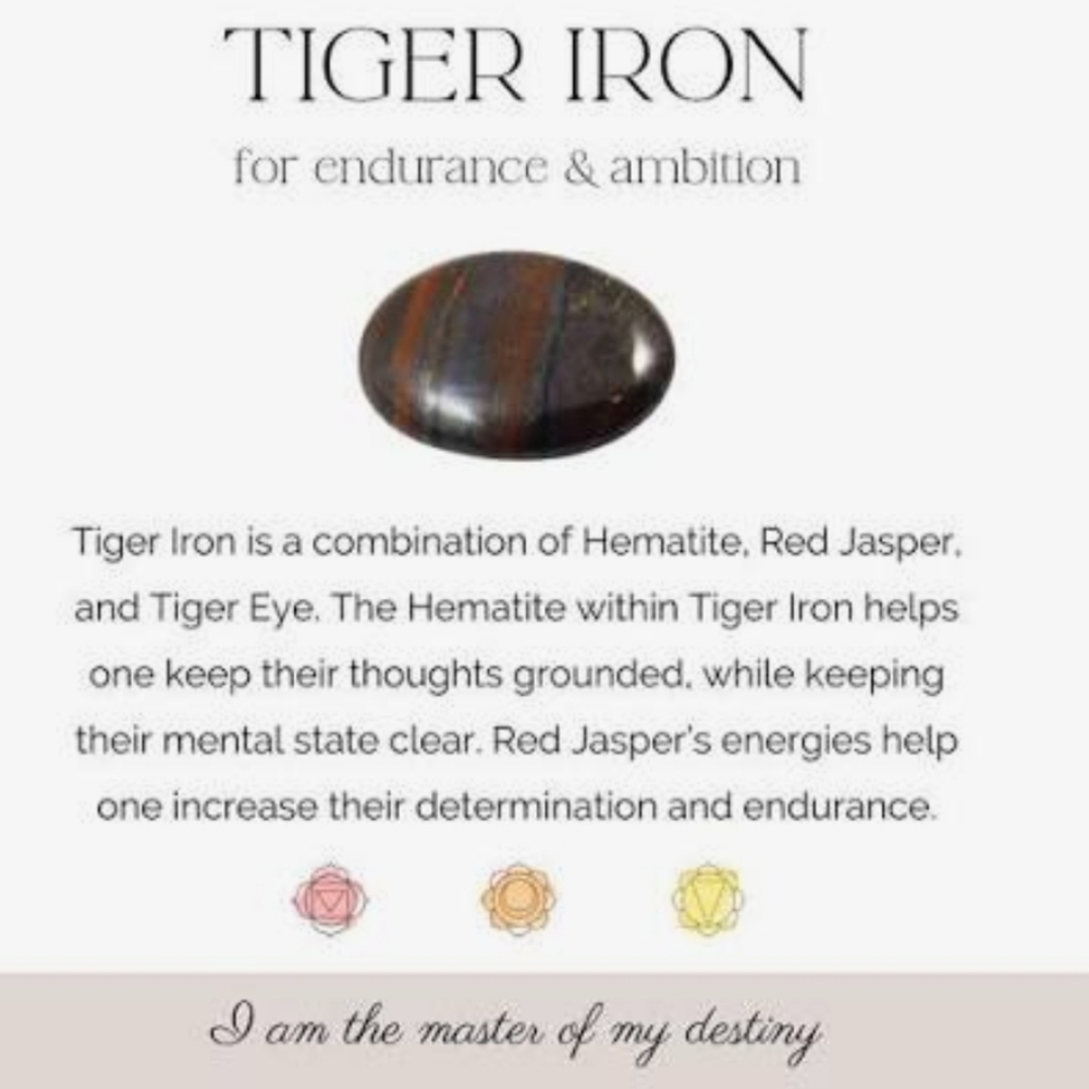 Tiger Iron, Red Jasper Gemstone 925 Sterling Silver Handmade Pendant Necklace - Picture 3 of 4